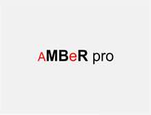 Tablet Screenshot of amber-pro.co.rs